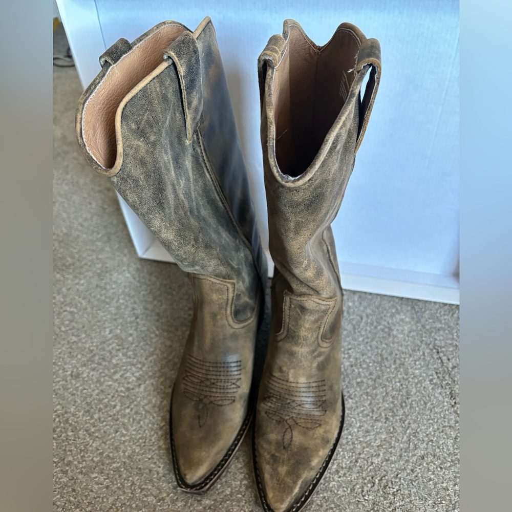 Brown Western Cowboy Boots